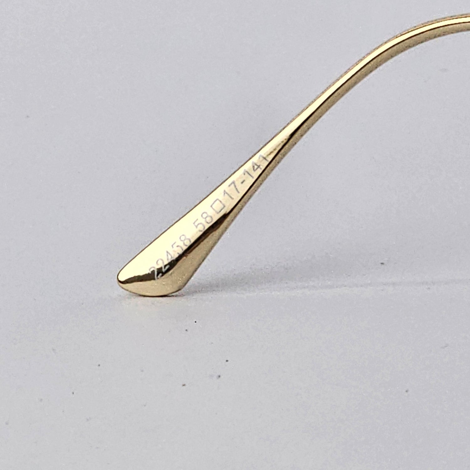 Cartier Rimless Rectangle - 22458- Male Sunglasses -Gold/Blue