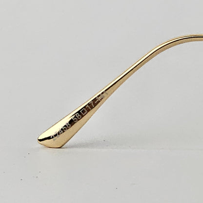Cartier Rimless Rectangle - 22458 - Male Sunglasses - Gold/Black