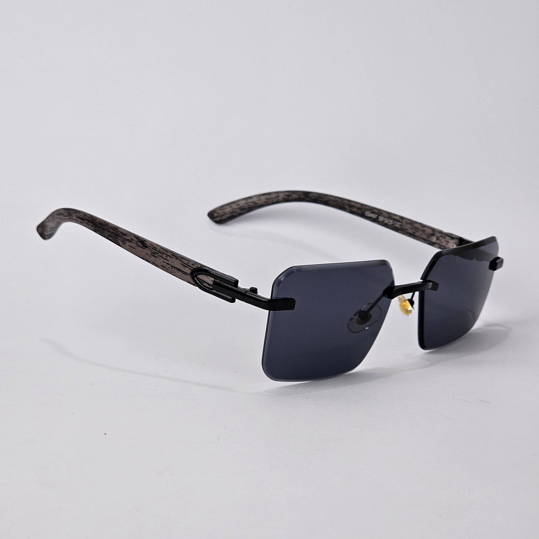 U - Cut - Rimless Wood - 22457 - Full Black
