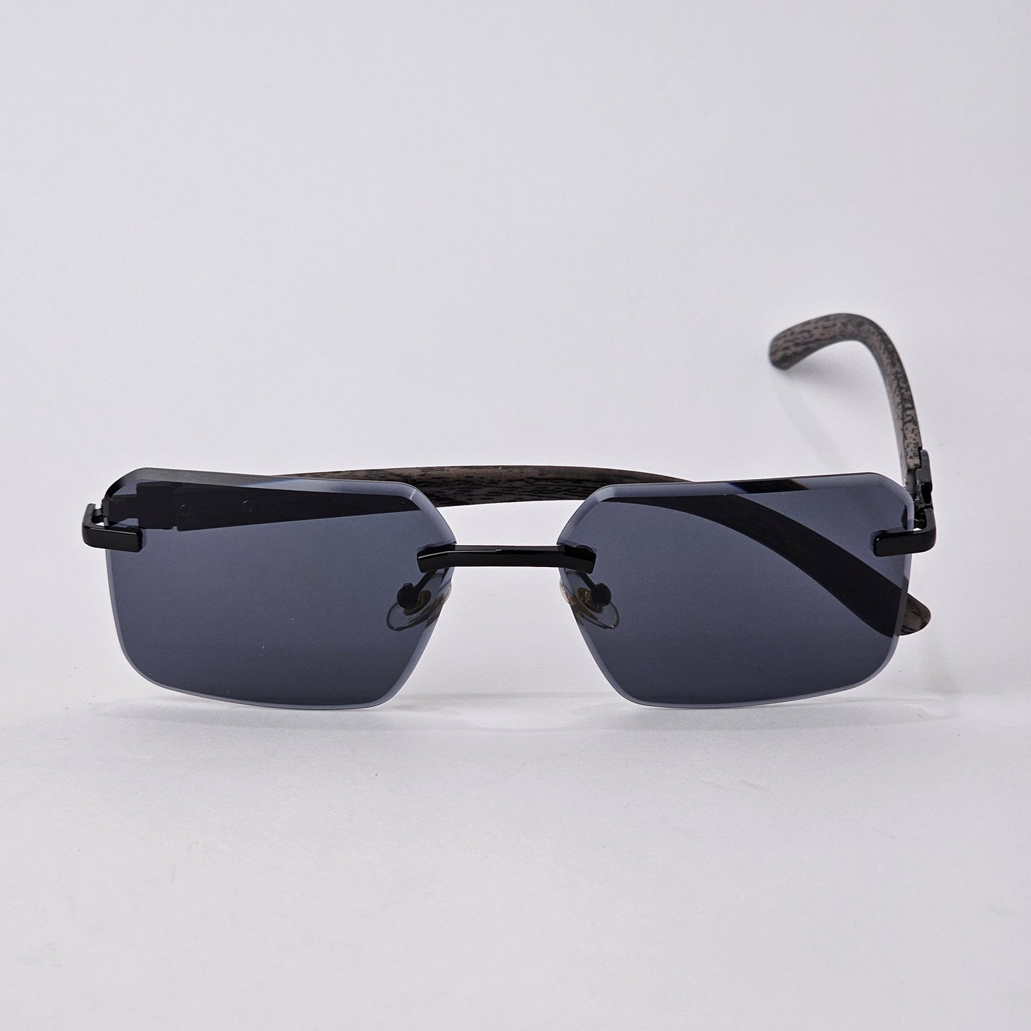 U - Cut - Rimless Wood - 22457 - Full Black