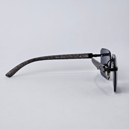 U - Cut - Rimless Wood - 22457 - Full Black
