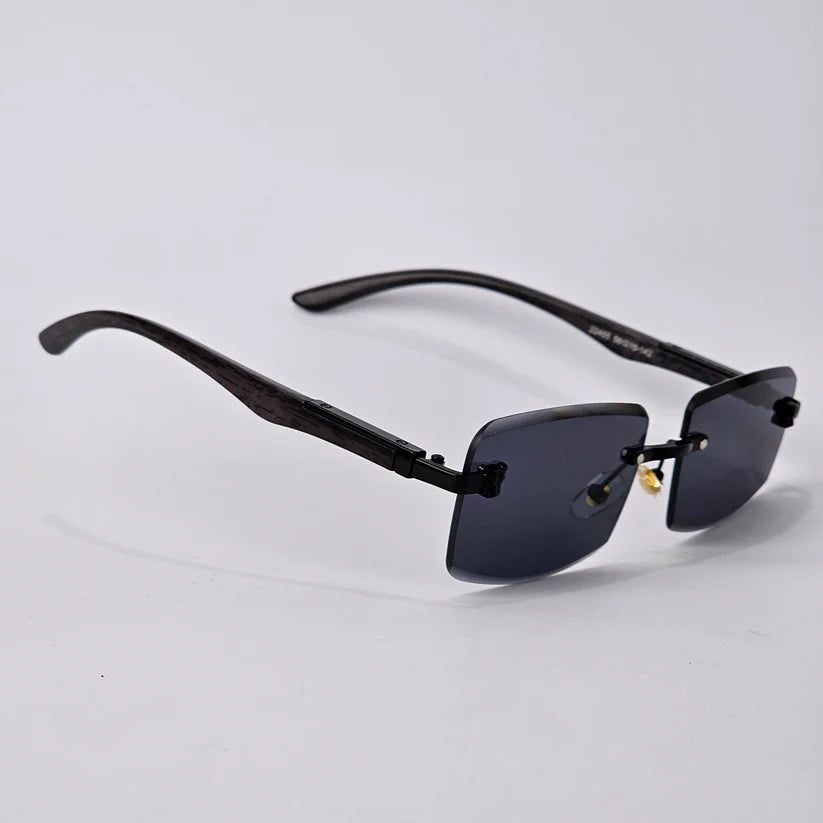 Rimless Sleek Wood - 22455 - Full Black