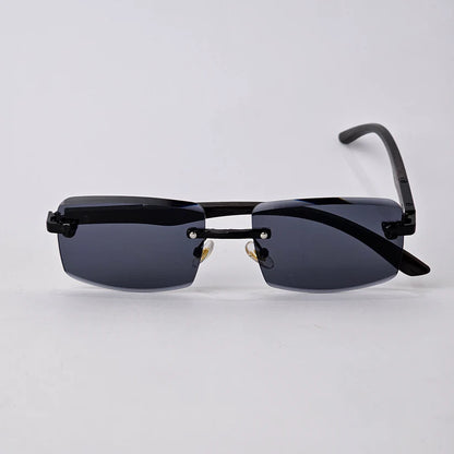 Rimless Sleek Wood - 22455 - Full Black