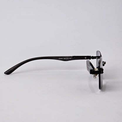 Rimless Sleek Wood - 22455 - Full Black